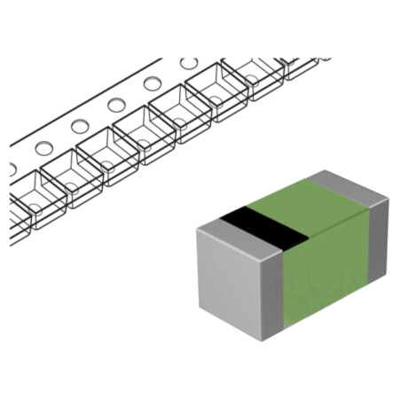 Inductor: bobină cu aer; SMD; 0402; 3nH; 800mA; 0,125Ω; LQG; 180mm
