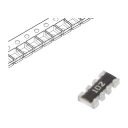 Rezistor multipolar: Y; SMD; 1kΩ; ±5%; Nr.rezistori: 4; -55÷125°C