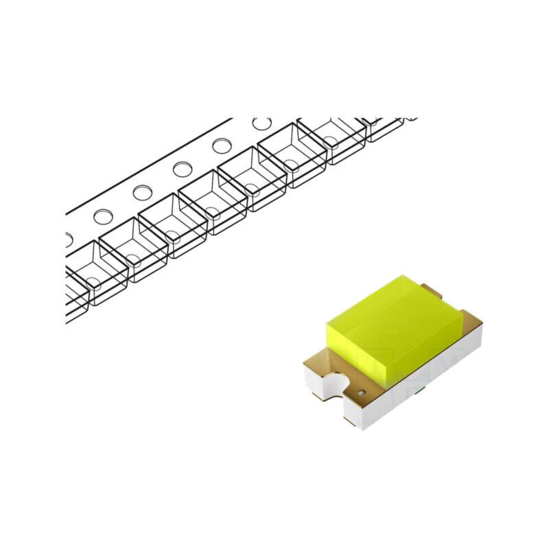 LED; albă; SMD; 1608; 800÷1000mcd; 120°; 20mA; 2,8÷3,4VDC; 68mW LED; albă; SMD; 1608; 800÷1000mcd; 120°; 20mA; 2,8÷3,4VDC; 68mW