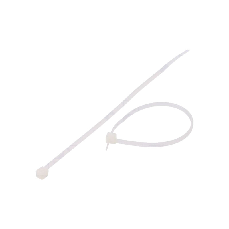 Colier de strângere; L: 120mm; W: 2,5mm; naturală; poliamidă; 78,5N Colier de strângere; L: 120mm; W: 2,5mm; naturală; poliamidă; 78,5N