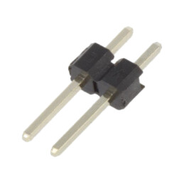 Conector: şiruri pini; şir pini; tată; PIN: 2; drept; THT; 2,54mm