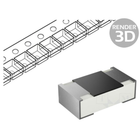 Rezistor: thick film; 0603; 5,62kΩ; 100mW; ±1%; -55÷155°C