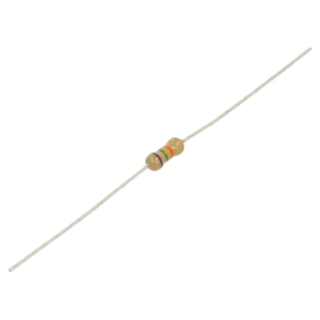 Rezistor: carbon; THT; 75kΩ; 250mW; ±5%; Ø0,54x28mm; Ø2,5x6,8mm