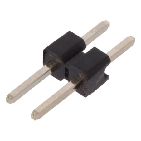 Conector: şiruri pini; şir pini; tată; PIN: 2; drept; THT; 2mm; 1x2