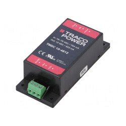 Convertor DC/DC 10W 18-75V la 12V 833mA TMDC 10-4812 | Electronic-mag.ro | Componente Electronice