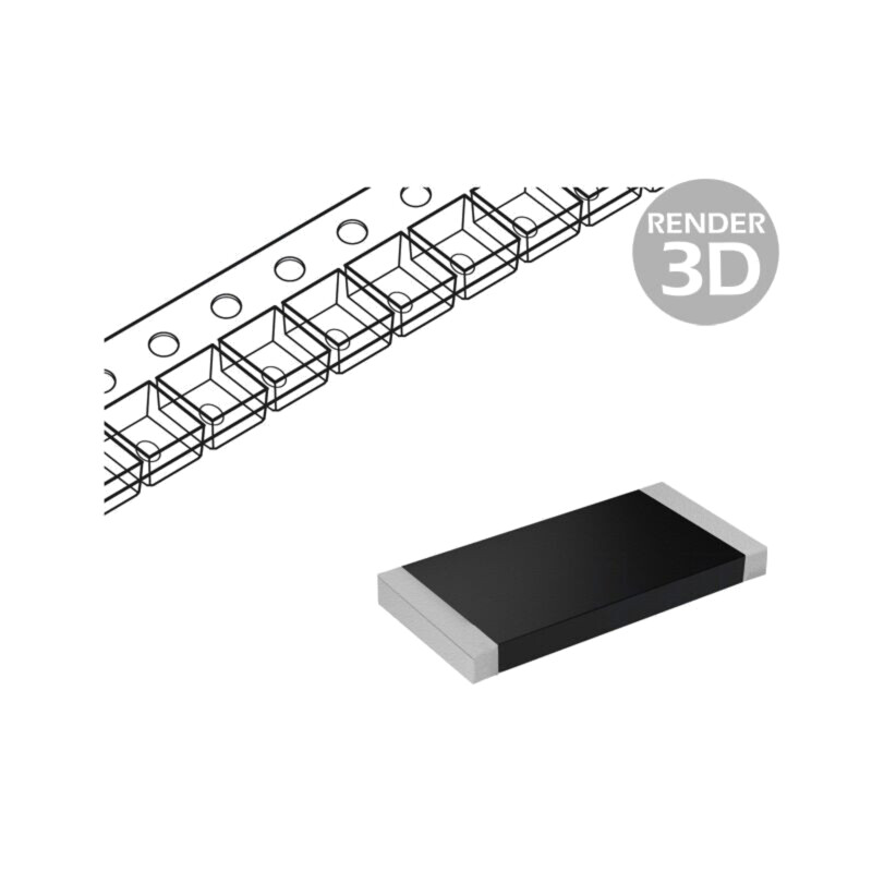 Rezistor: metal film; SMD; 0603; 1Ω; 100mW; ±1%; -55÷155°C Rezistor: metal film; SMD; 0603; 1Ω; 100mW; ±1%; -55÷155°C
