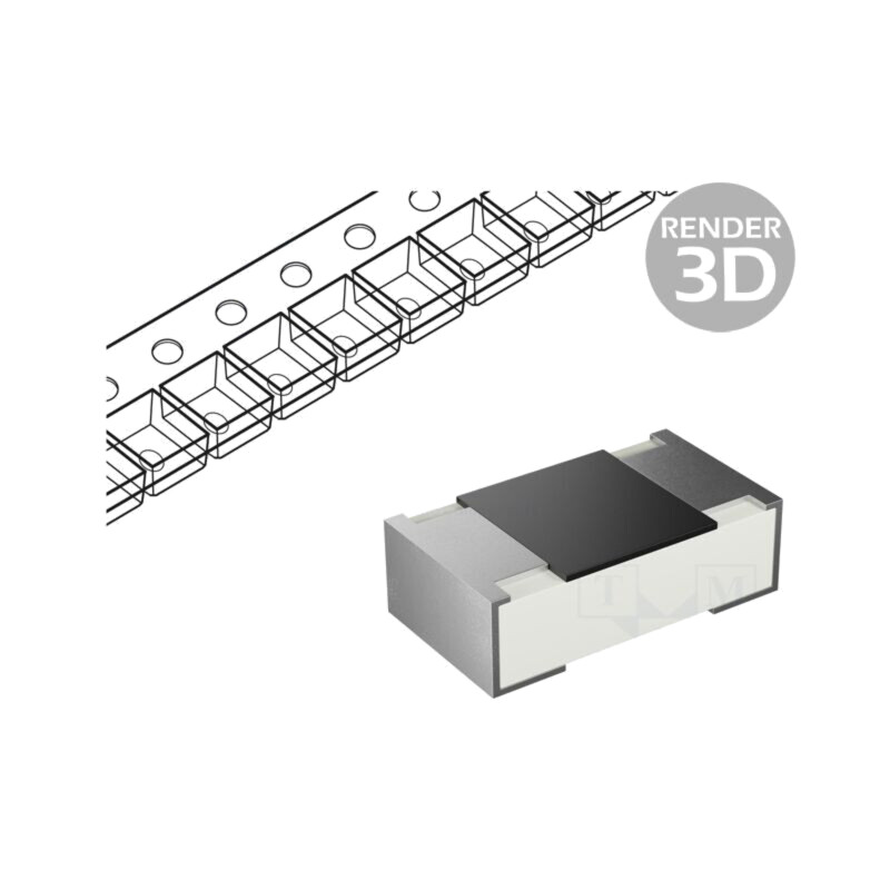 Rezistor: thick film; 0805; 100Ω; 125mW; ±5%; 100ppm/°C Rezistor: thick film; 0805; 100Ω; 125mW; ±5%; 100ppm/°C