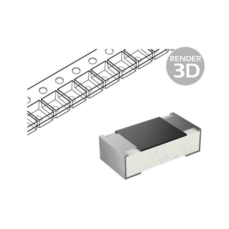 Rezistor: thick film; SMD; 0603; 47kΩ; 0,1W; ±5%; -55÷155°C