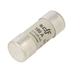 Siguranţă: siguranţă; 100A; 500VAC; 80VDC; gG; 22x58mm; cupru
