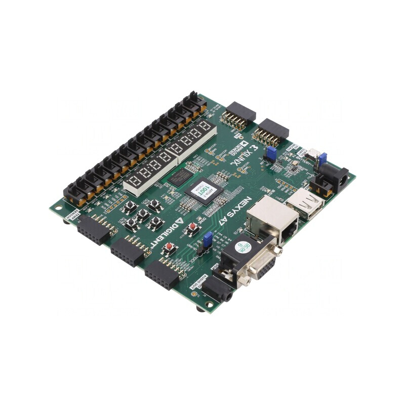 Kit Dezvoltare Xilinx LED 4 Cifre Ethernet JTAG UART USB VGA | Electronic-mag.ro | Componente Electronice