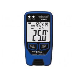 Termohigrometru LCD -40÷70°C 0÷100%RH Acurat: ±1°C 0,1°C: cod: VEL-DEM105,  | Electronic-mag.ro | Componente Electronice