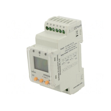 Releu Digital cu Afișaj LCD 3 Cifre pentru Șină DIN | Electronic-mag.ro | Componente Electronice
