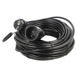 Prelungitor Alimentare 30m Negru 10A | Electronic-mag.ro | Componente Electronice