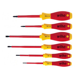 Kit Șurubelnițe Pozidriv Plată SoftFinish Electric 6 Bucăți WIHA | Electronic-mag.ro | Componente Electronice