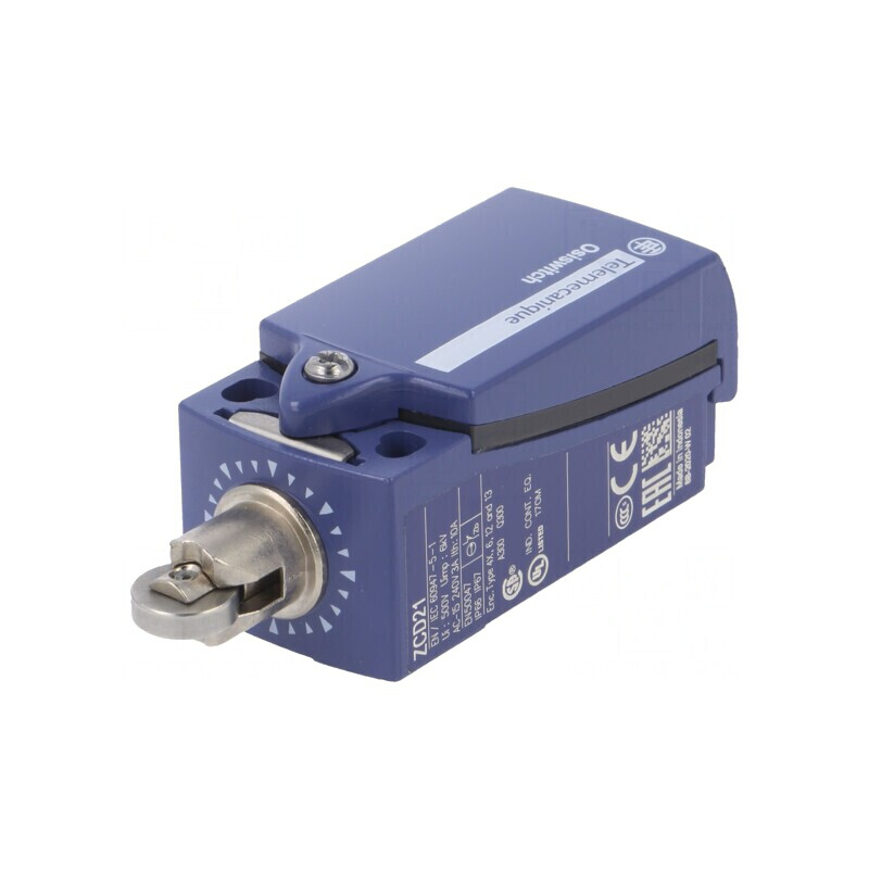 Limitator Cursă Rulou Metalic Ø11,6mm NO NC 10A 250VAC | Electronic-mag.ro | Componente Electronice