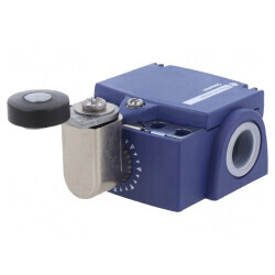 Limitator cursă manetă 33mm cu rolă plastic Ø19mm 10A | Electronic-mag.ro | Componente Electronice