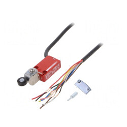 Limitator cursă manetă R 30,4mm cu rolă din plastic Ø16mm 1,5A | Electronic-mag.ro | Componente Electronice
