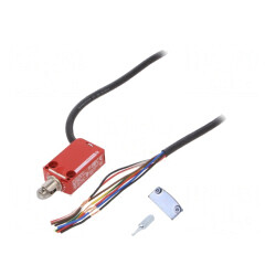 Limitator cursă rolă metalică Ø11,6mm NC x2 NO 1,5A IP68 | Electronic-mag.ro | Componente Electronice