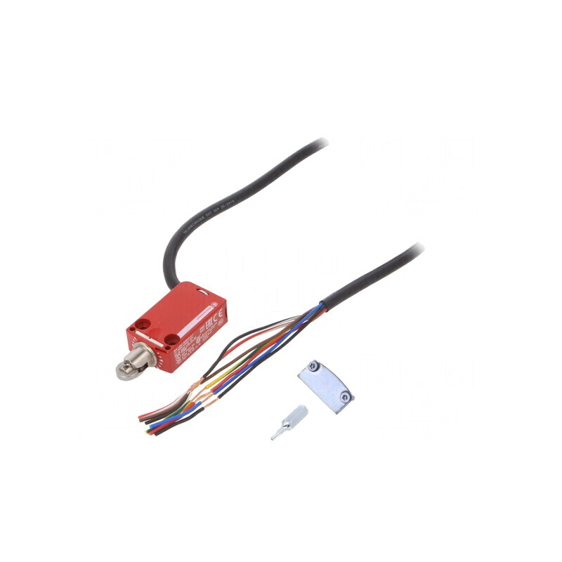 Limitator cursă rolă metalică Ø11,6mm NC x2 NO 1,5A IP68 | Electronic-mag.ro | Componente Electronice