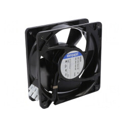Ventilator axial 230V 119x119x38mm 157.7m3/h 46dBA | Electronic-mag.ro | Componente Electronice