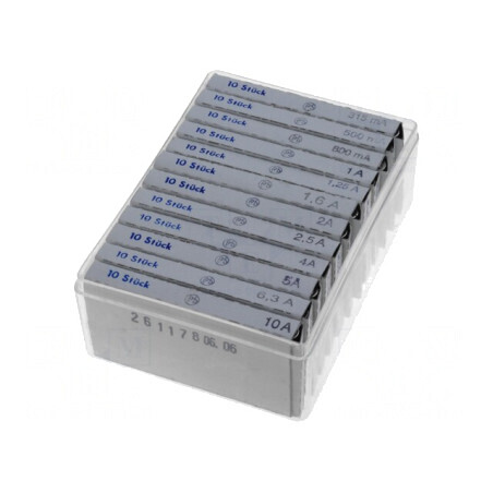 Siguranță Sticlă Ardere Rapidă 6,3x32mm | Electronic-mag.ro | Componente Electronice
