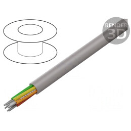 Cablu EcoCable Mini 6x28AWG neecranat 30,5m 300V | Electronic-mag.ro | Componente Electronice