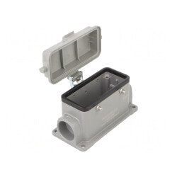 Han B Base SM LC 4 Pegs Plastic Cover Pg21 | Electronic-mag.ro | Componente Electronice