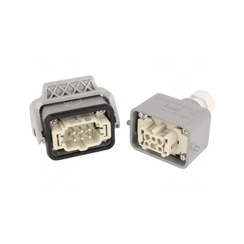Set Conector HDC Tată-Mamă Han Kit | Electronic-mag.ro | Componente Electronice