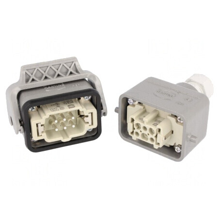 Set Conector HDC Tată-Mamă Han Kit | Electronic-mag.ro | Componente Electronice