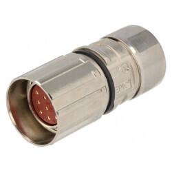 Mufă Conector M23 12 PIN Lipire pe Cablu Drept Aurit 7A | Electronic-mag.ro | Componente Electronice