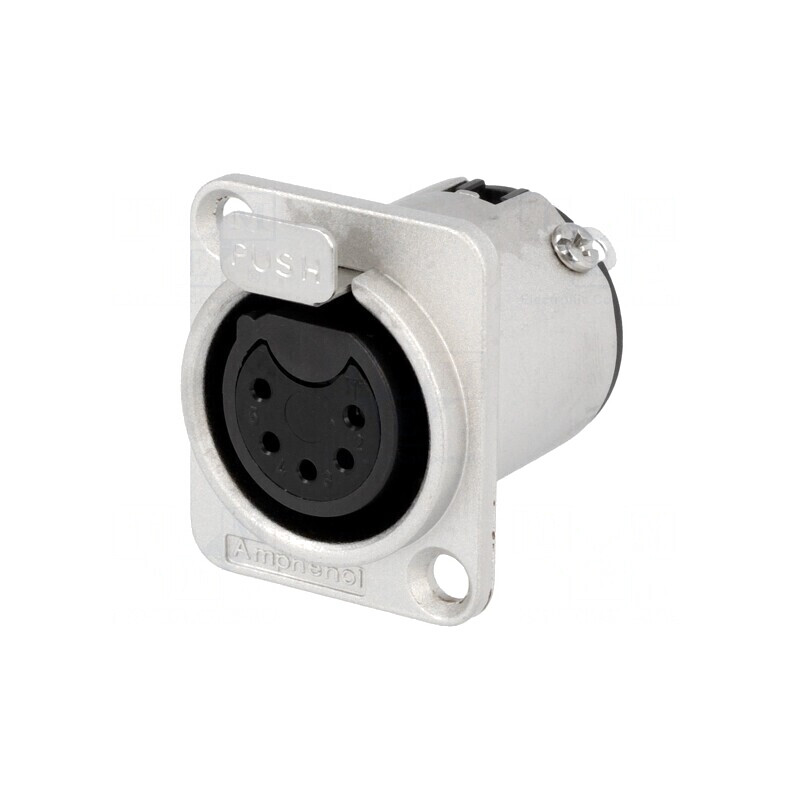 Soclu XLR Mamă 5 Pin Drept cu Buton de Lipire | Electronic-mag.ro | Componente Electronice Soclu XLR Mamă 5 Pin Drept cu Buton de Lipire | Electronic-mag.ro | Componente Electronice
