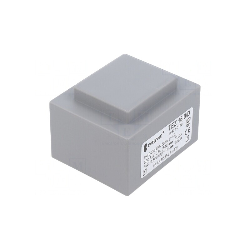 Transformator Încapsulat 16VA 230VAC 400VAC 8.5V 11.5V PCB | Electronic-mag.ro | Componente Electronice