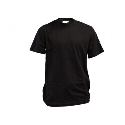 Tricou ESD XL Bumbac Negru | Electronic-mag.ro | Componente Electronice
