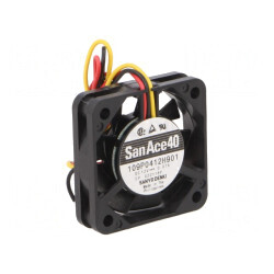 Ventilator DC axial 12V 40x40x10mm 9m3/h 25dBA cu bilă | Electronic-mag.ro | Componente Electronice