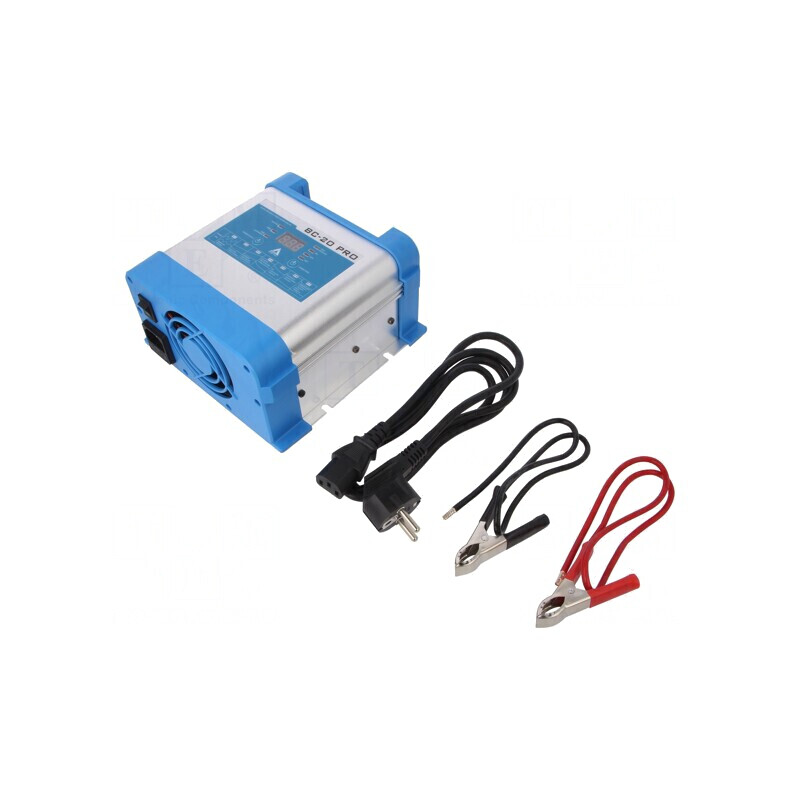 Incărcător: pentru baterii reîncărcabile 12V 20A 25÷200Ah: cod: AZO-BC-20-PRO-20A,  | Electronic-mag.ro | Componente Electronice