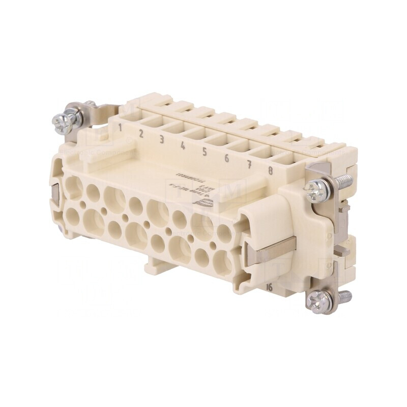 Conector: HDC inserturi de contact mamă Han® High Temp PIN: 16: cod: 09338162703,  | Electronic-mag.ro | Componente Electronice