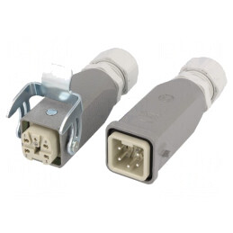 Set Conector HDC Tată-Mamă Han Kit | Electronic-mag.ro | Componente Electronice