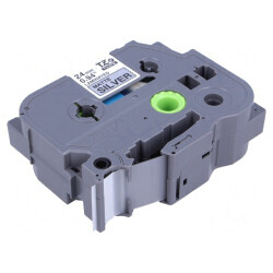 Bandă Argintie 24mm x 8m Text Negru | Electronic-mag.ro | Componente Electronice