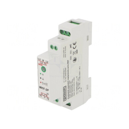 Releu Monitorizare Tensiune DIN SPDT MKF-2P | Electronic-mag.ro | Componente Electronice