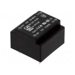 Transformator Încapsulat 12VAC 12V 0,35VA PCB | Electronic-mag.ro | Componente Electronice