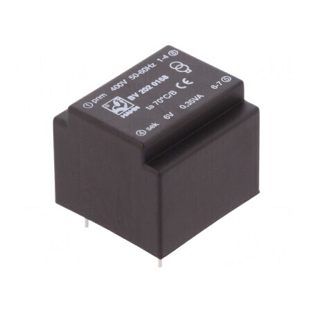 Transformator încapsulat 0,35VA 400VAC 6V 58mA PCB | Electronic-mag.ro | Componente Electronice