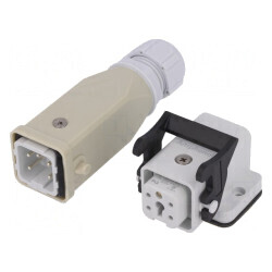 Conector HDC Tata Mama 5 4 PE A3 M20 | Electronic-mag.ro | Componente Electronice