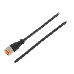 Cablu de conectare M12 5m mufă IP67 250VAC 4A | Electronic-mag.ro | Componente Electronice