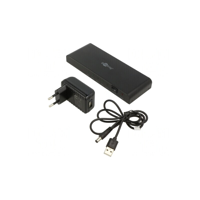 Splitter HDMI 1.4 Negru HDCP 1.4 | Electronic-mag.ro | Componente Electronice