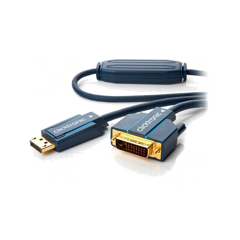 Cablu DisplayPort la DVI-D 1m Albastru | Electronic-mag.ro | Componente Electronice