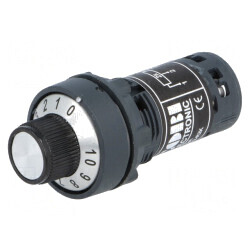 Potentiometru 22mm 2kΩ IP65 | Electronic-mag.ro | Componente Electronice
