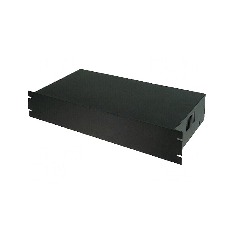 Carcasă: standard 19" 2U neagră Mat.carc: oţel Y: 250mm X: 482mm: cod: CP-37-2, | Electronic-mag.ro | Componente Electronice Carcasă: standard 19" 2U neagră Mat.carc: oţel Y: 250mm X: 482mm: cod: CP-37-2, | Electronic-mag.ro | Componente Electronice