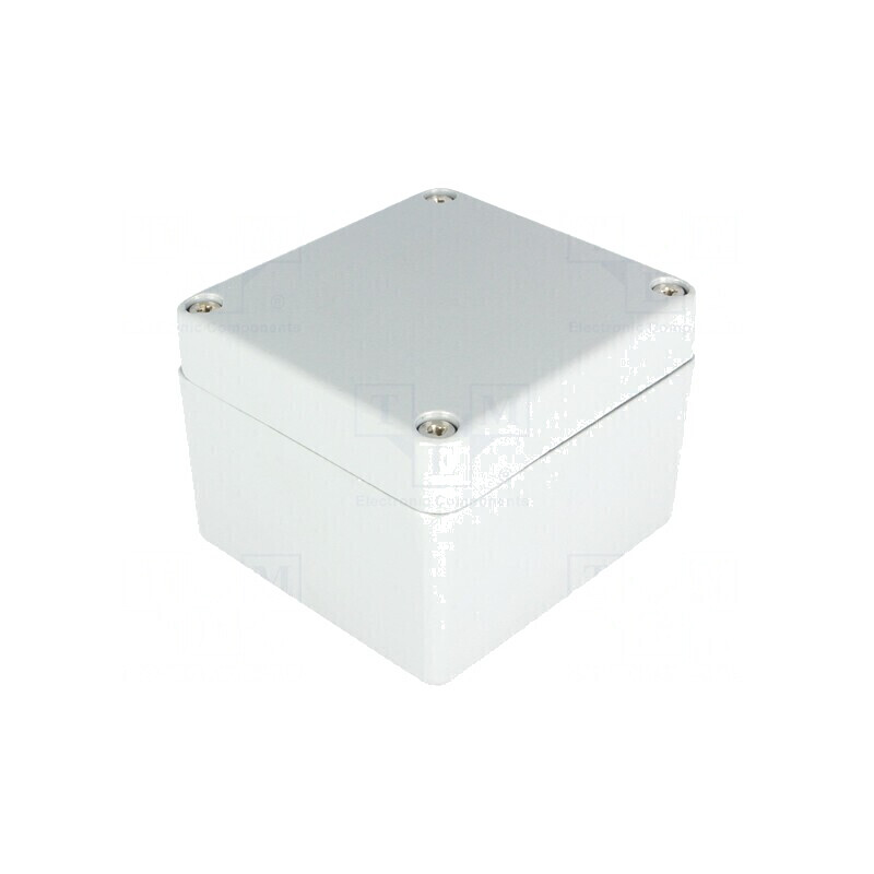 Carcasă universală aluminiu gri IP65 70x80x57mm | Electronic-mag.ro | Componente Electronice