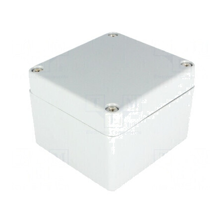 Carcasă universală aluminiu gri IP65 70x80x57mm | Electronic-mag.ro | Componente Electronice