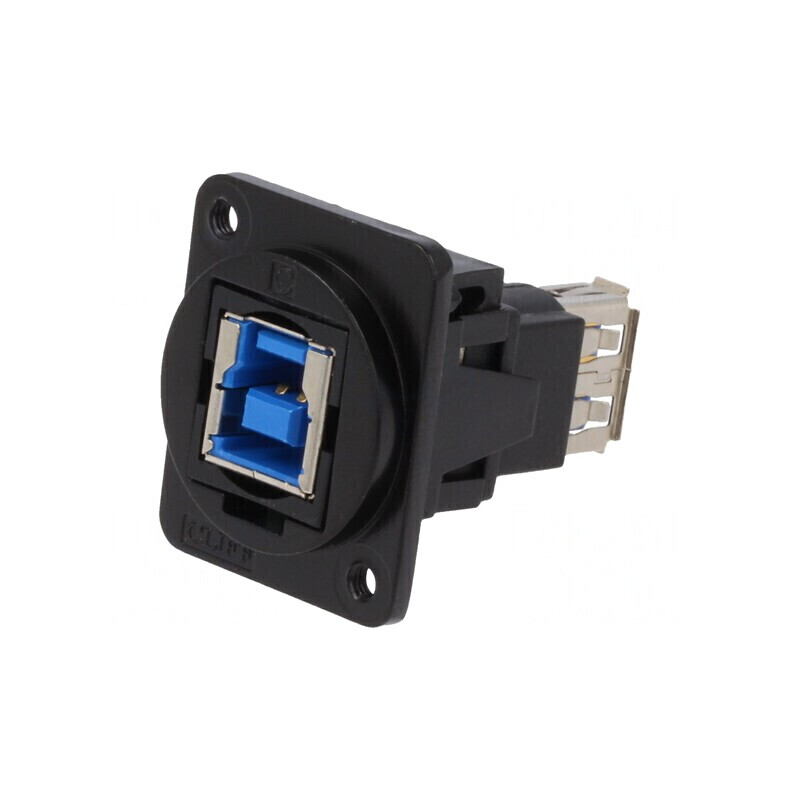 Adaptor USB A la USB B 3.0 Metal 19x24mm | Electronic-mag.ro | Componente Electronice